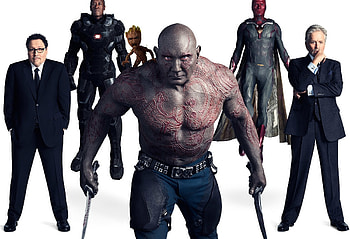 Avengers Infinity War Drax Baby Groot Vision War Machine, avengers-infinity-war, drax-the-destroyer, baby-groot, vision, war-machine, 2018-movies, movies HD wallpaper