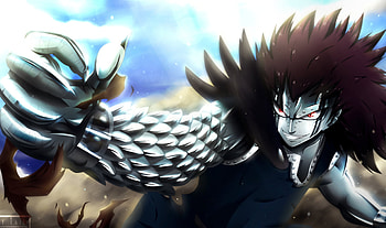 Gajeel Redfox, Iron dragon slayer, Fairy Tail guild, Powerful magic HD wallpaper