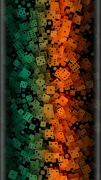 Dice, art, glass HD phone wallpaper