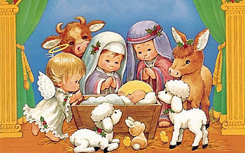 Birth of Jesus, Abstract, Jesus, Birth, Collages, 3D, Christmans HD wallpaper