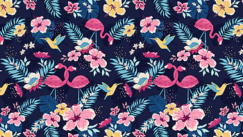 Flowers, Birds, Art, Pattern, Texture, Textures HD wallpaper
