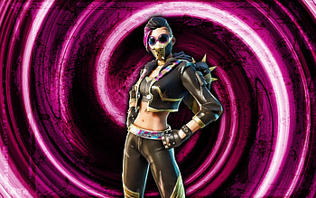 Rally Raider, purple grunge background, Fortnite, vortex, Fortnite characters, Rally Raider Skin, Fortnite Battle Royale, Rally Raider Fortnite HD wallpaper
