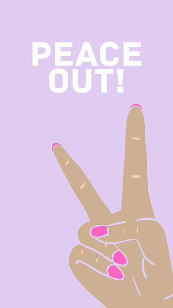 Peace Out, , Peaceful Vibes, Serenity HD phone wallpaper