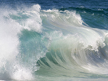 Nature, Water, Sea, Strength, Force, Flow, Stream, Wave HD wallpaper