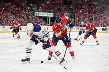 : Edmonton Oilers vs Carolina Panthers NHL Ice Hockey Action, Sports, ice hockey, NHL, Edmonton Oilers, Carolina Panthers HD wallpaper