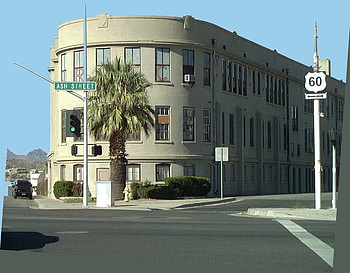 Globe AZ, building, people, mines, town HD wallpaper
