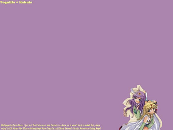 Kahula and Tequilla, tequilla, galaxy angel rune, 2006, 2004, kanan, bandai visual, kahula, anime, brocolli, galaxy angel, ryo mizuno HD wallpaper