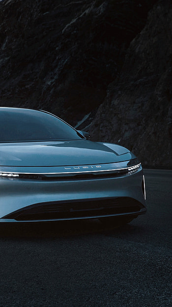 Lucid Air , Luxury electric vehicles, High-end car design, Futuristic aesthetics HD phone wallpaper