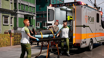 Ambulance Life: A Paramedic Simulator - Ultra, video game, ambulance HD wallpaper