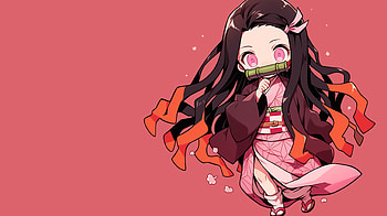 Nezuko Kamado Cute - Demon Slayer Background, Nezuko Kamado, Anime, Demon Slayer: Kimetsu no Yaiba HD wallpaper
