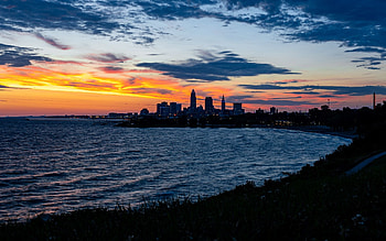 Cleveland Skyline, 1920x1200 , Cleveland Skyline HD wallpaper