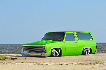 1981 K 5 Blazer, Green, Bowtie, Slammed, Gm HD wallpaper