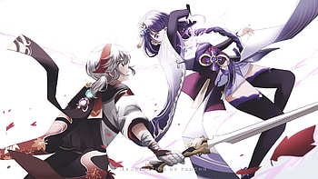 Baal Raiden Shogun Kaedehara Kazuha Genshin Impact HD wallpaper