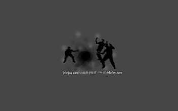 Ninjas can't catch you if..., zero, grey, ninja HD wallpaper