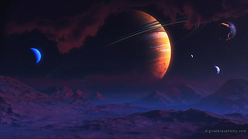 Hyperion Space , space, digital-universe, deviantart HD wallpaper