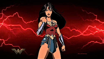Wonder Woman Electrified, wonder woman, backgrounds, nexus, dc comics, superman, fan art, lovers, , cartoons, 1920x1080 only, anime, batman, , diana prince HD wallpaper