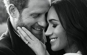 Prince Harry, Meghan Markle, Royal couple, Portrait HD wallpaper