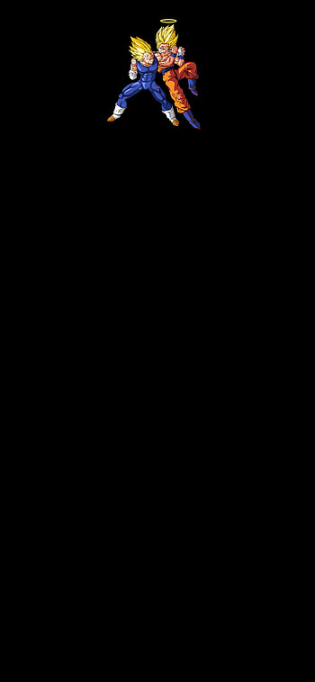 goku vs maijn vegeta, dragonballz, dragonballsuper, genkidama, henki, black, oled, amoled, genki, majin vegeta, , wp, dbz, anime, henkidama HD phone wallpaper