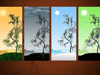 Abstract Land in a Paint, paint, abstract, land HD wallpaper