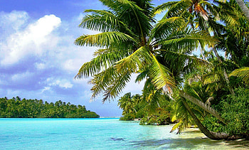 Island, Tropical, Backgrounds, PowerPoint templates HD wallpaper