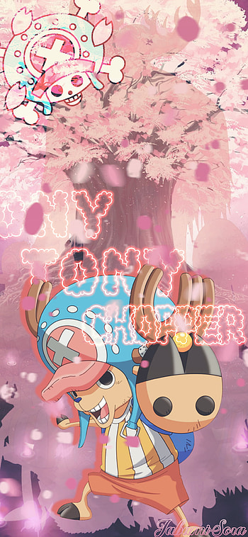 Sakura Chopper — One Piece Tony Tony Chopper , Tony Tony Chopper, Anime, One Piece HD phone wallpaper