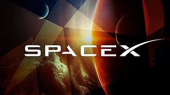 Logo, SpaceX HD wallpaper