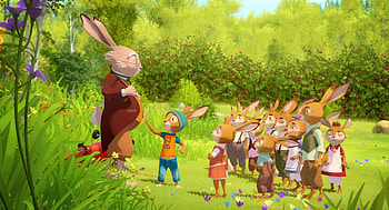 Die Haschenschule, Golden egg hunt, Animation HD wallpaper