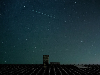 Stars, Night, Dark, Starry Sky, Roof, Chimney, Flue HD wallpaper