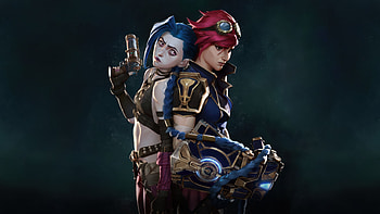 Arcane : Stunning Jinx & Vi Epic, Arcane, Jinx (League Of Legends), VI (League Of Legends) HD wallpaper