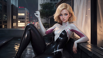 Spider Gwen Vibrant Web Of Adventure, spiderman-into-the-spider-verse, spiderman, gwen-stacy, superheroes, artwork, artist, digital-art, deviantart HD wallpaper