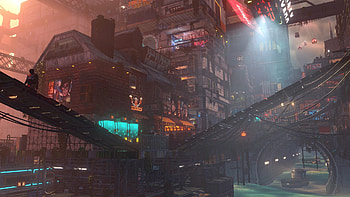 Nivalis Neon Metropolis — Futuristic City, video game, Nivalis, futuristic city HD wallpaper