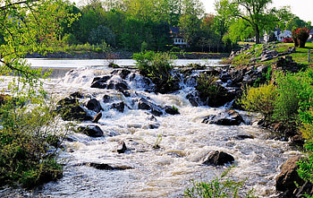 Landscape, Nature, Rivers, Stones, Flow, Stream HD wallpaper