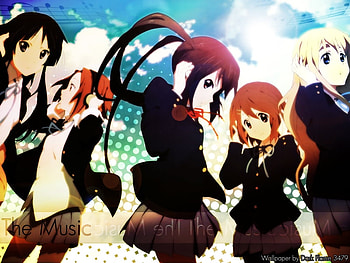 k-on!, ritsu, anime, yui, mio, mugi, k-on HD wallpaper