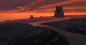 Dwellings Fantasy Digital Art, digital-art, artist, artwork, deviantart HD wallpaper
