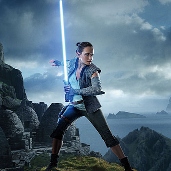 Rey, Star wars: the last jedi, daisy ridley, 2017 HD phone wallpaper