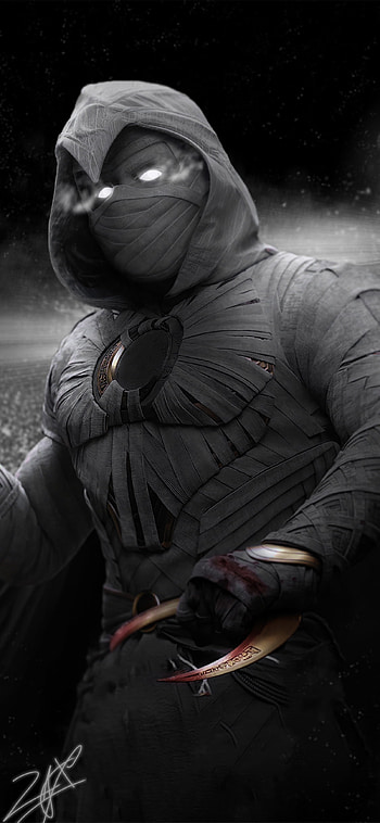 MoonKnight V2, zax, movie, edit, series, comics, Marvel HD phone wallpaper