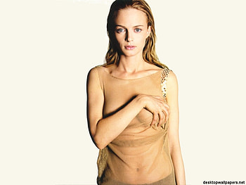Heather Graham, sexy shirt, blond hair, blue eyes, actress, female HD wallpaper