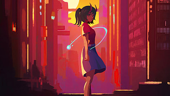 Sundaze, alone, artist, artwork, digital-art, artstation HD wallpaper