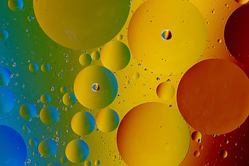 Abstract, Bubbles, Circles, Gradient HD wallpaper