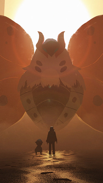 Epic Volcarona Glow – Stunning Pokémon Anime , Anime, Pokemon HD phone wallpaper