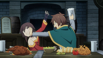 Megumin & Kazuma, Anime, KonoSuba - God’s blessing on this wonderful world!!, Megumin (KonoSuba), Kazuma Satou HD wallpaper