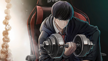 Mash Burnedead Power-Up: Mashle Magic & Muscle, Mash Burnedead, Anime, Mashle: Magic and Muscles HD wallpaper