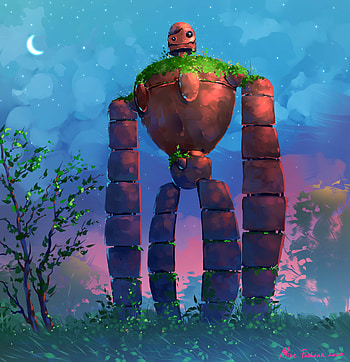 Robot from Laputa, Laputa: Castle in the Sky HD phone wallpaper