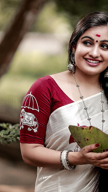 Manave surendran, mallu model, cute HD phone wallpaper