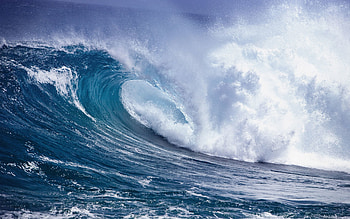 Nature, Water, Sea, Waves, Flow, Stream HD wallpaper
