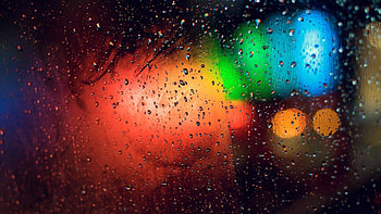 Glass Tag - Panes Glass Window Rain Cool Nature Backgrounds for 16:9 HD wallpaper