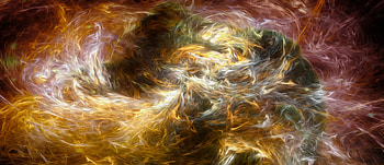 Fractal, explosion, clouds, digital art HD wallpaper