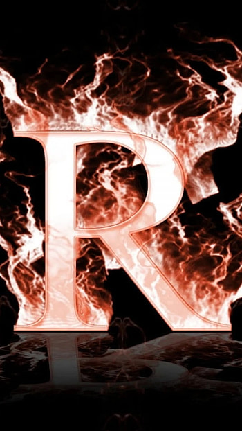 R Name Ka, Fire, Theme HD phone wallpaper