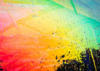 Abstract, Drops, Multicolored, Motley HD wallpaper