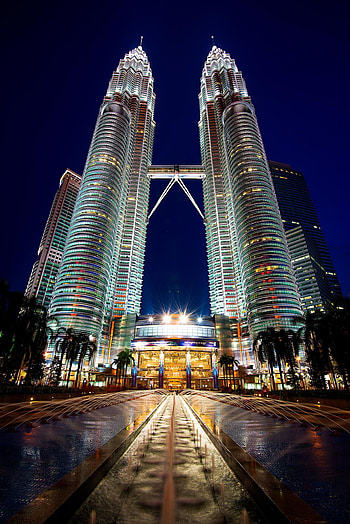 Petronas Twin Towers, Marvels of architecture, Must-visit place, World wonders HD phone wallpaper